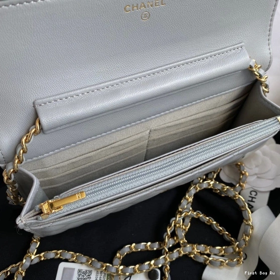 Firstbag Ru NEW EDITION WALLET CHAIN LAMBSKIN CHANEL 0717